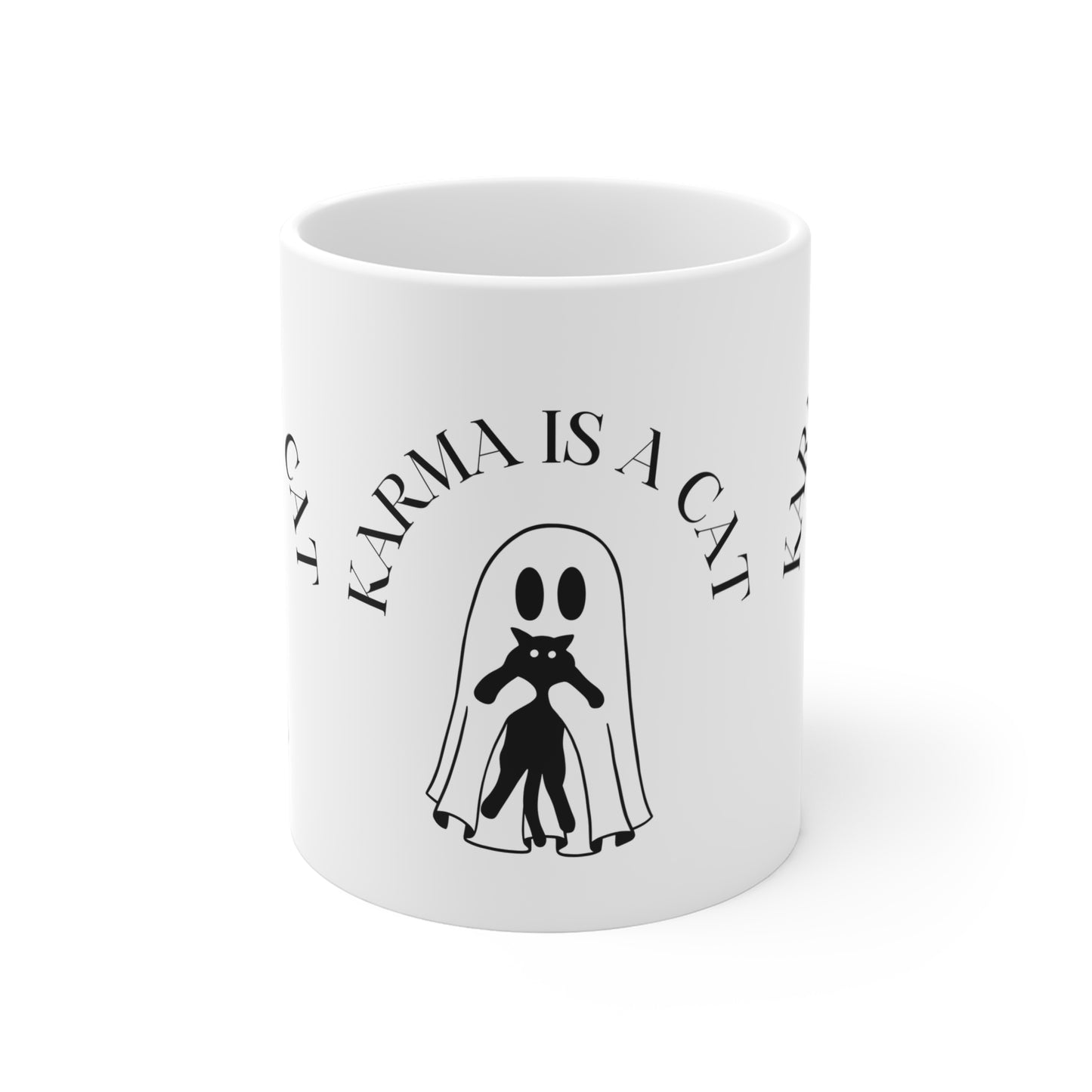 KARMA IS A CAT Mug 11oz taylor swift