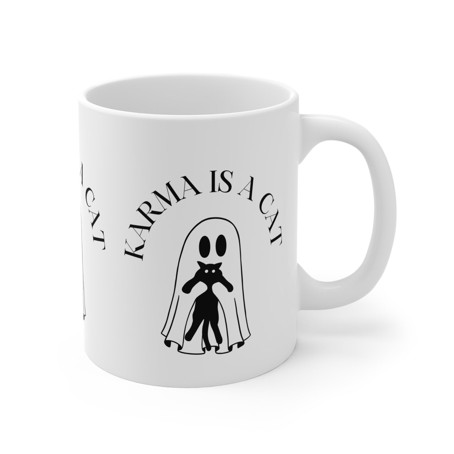 KARMA IS A CAT Mug 11oz taylor swift